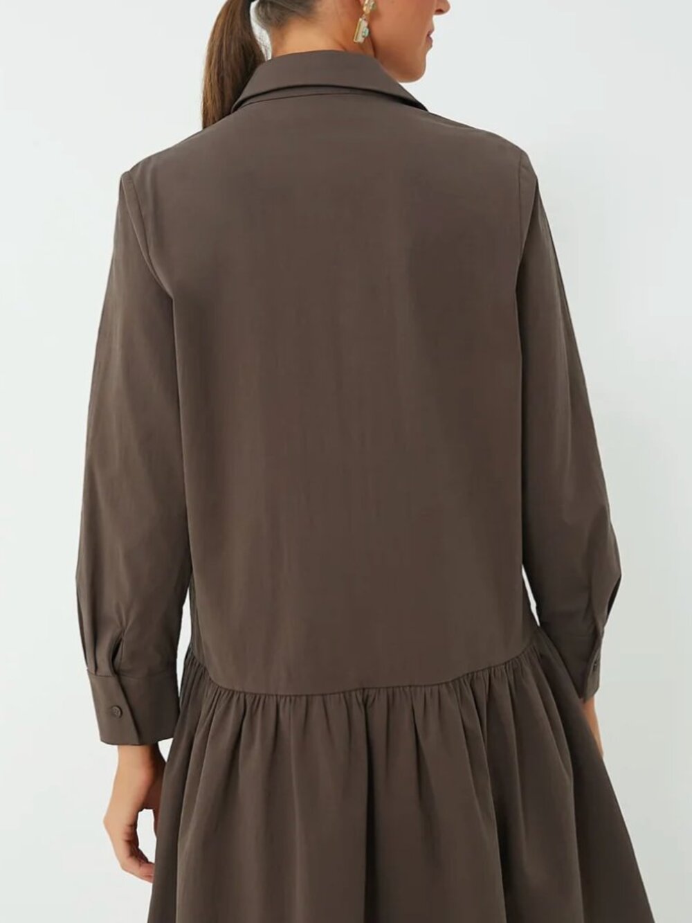 POMANDER PLACE Cocoa Brown Cleia Dress - Picture 3 of 7